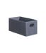 Boîte de Rangement Pliable Mix n'Modul 15x31cm Gris Foncé-1