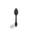 Décoration Murale Couvert Cuillère 38cm Noir-1