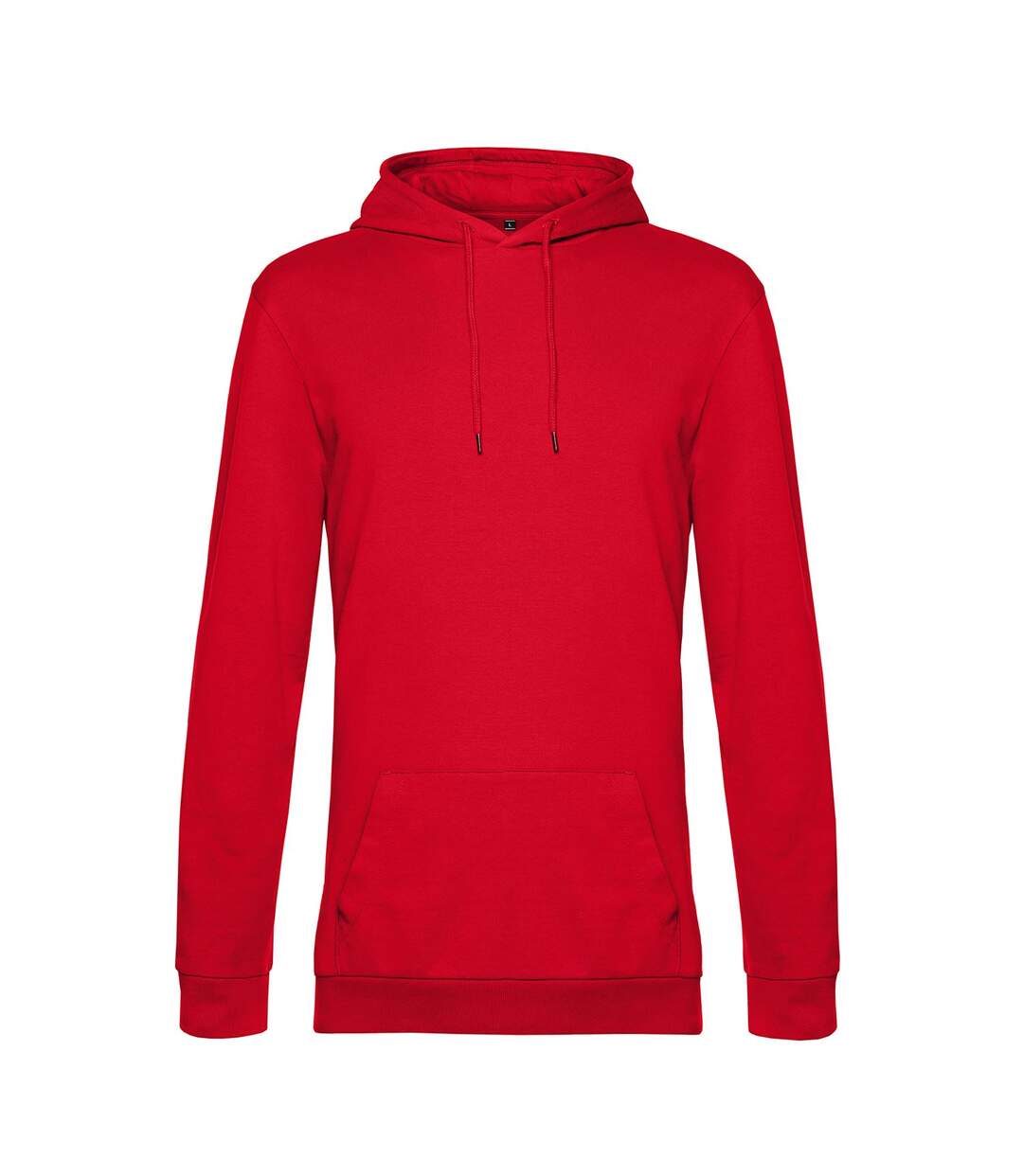 Sweat À Capuche Motif/style Uni Homme Rouge B&C-1