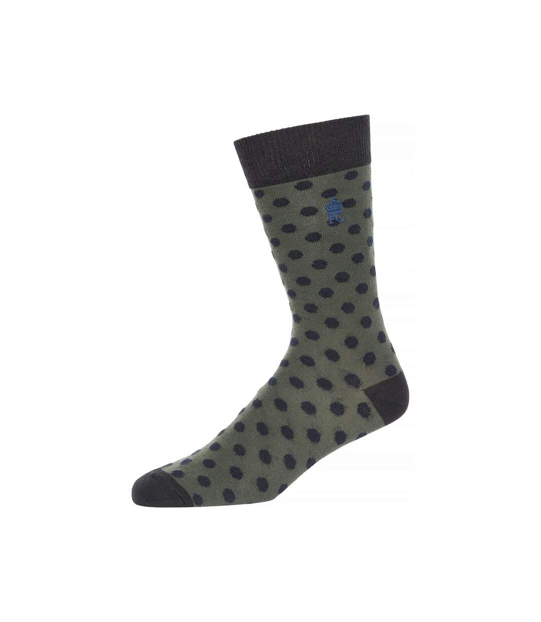 Chaussettes homme bleu mer / vert foncé French Connection