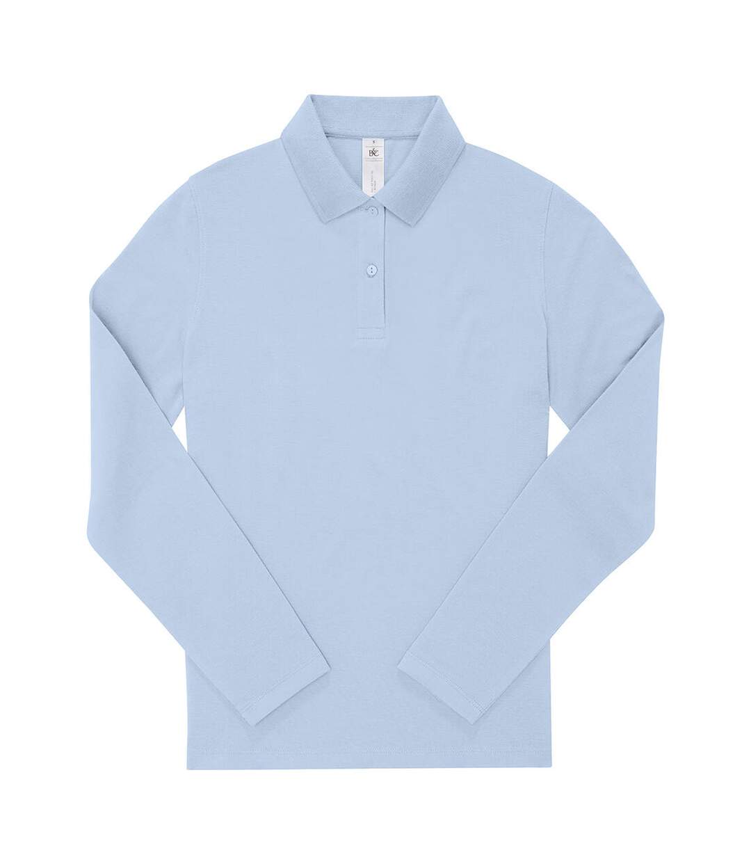Chemisier Manches Longues My Polo Femme Bleu Pâle B&C-2