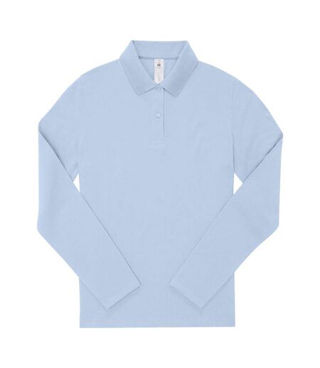 Chemisier Manches Longues My Polo Femme Bleu Pâle B&C