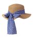 Isotoner Chapeau femme foulard décoratif, ajustable tour de tête-2