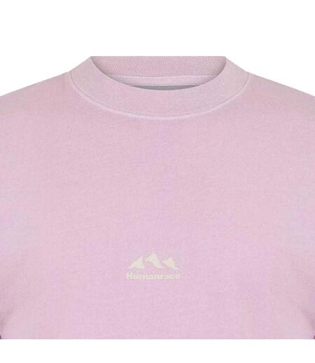 T-shirt Motif/style Logo Adulte Lilas Humanrace