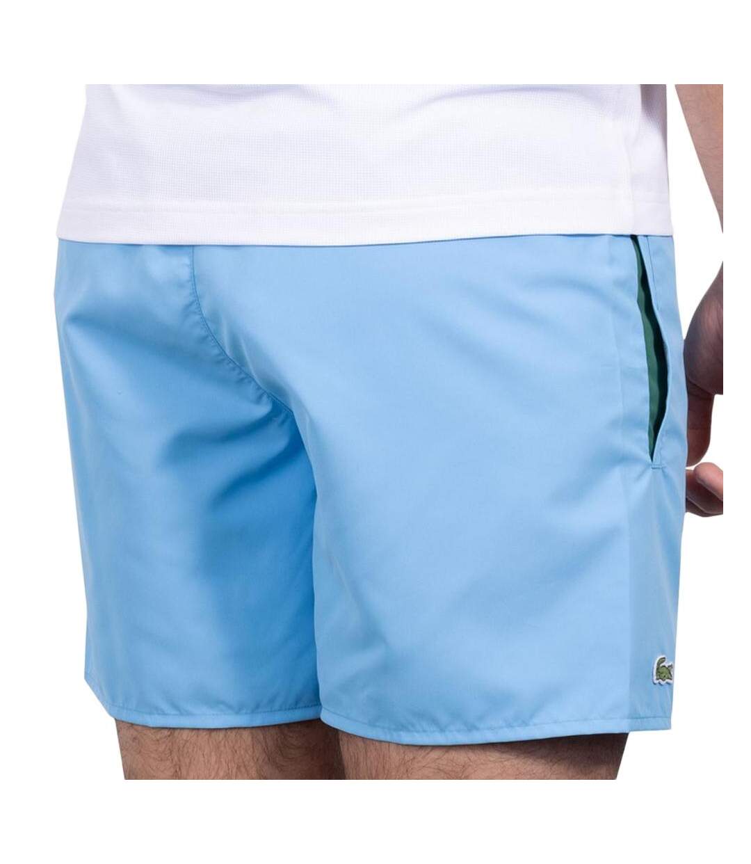 Short de bain bleu/vert homme lacoste  mh6270 - l-2