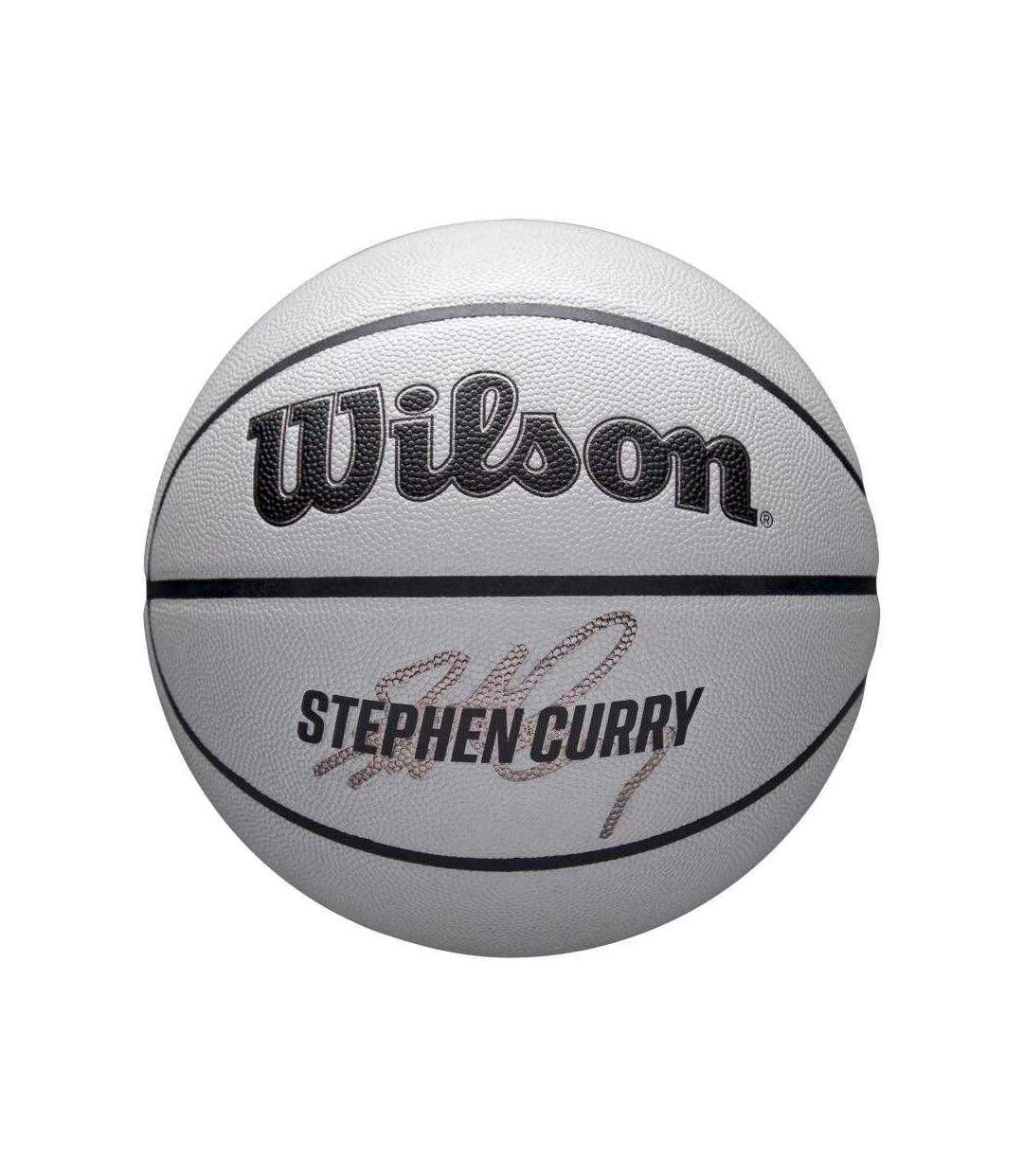Ballon De Basket Motif/style Nba Curry Taille 7 Gris Wilson-1