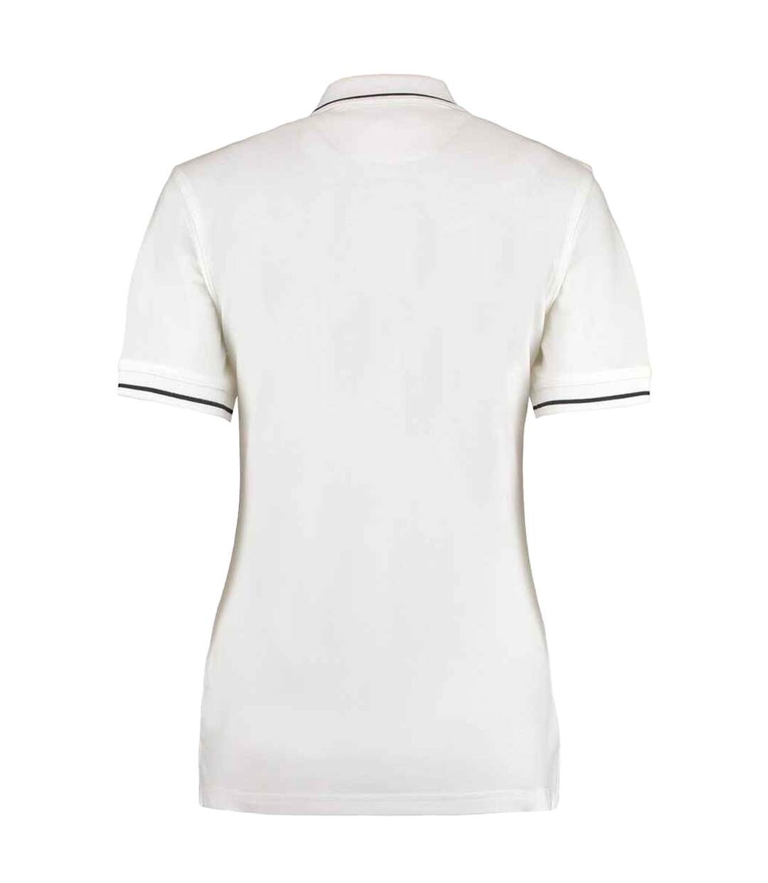 Polo St Mellion Femme Blanc Bleu Marine Kustom Kit-2