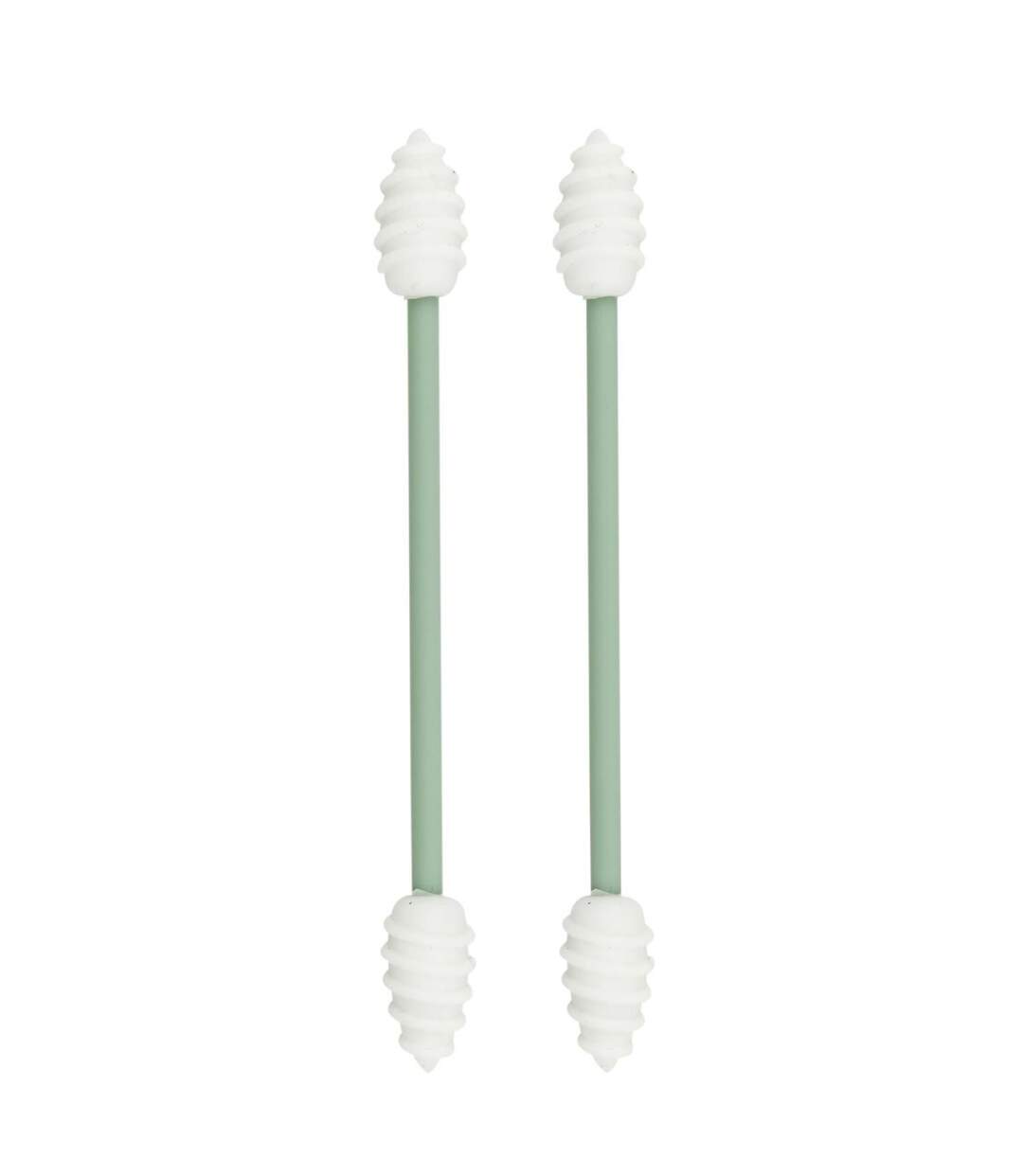 Lot de 2 Bâtonnets Silicone Oreilles 9cm Blanc-2