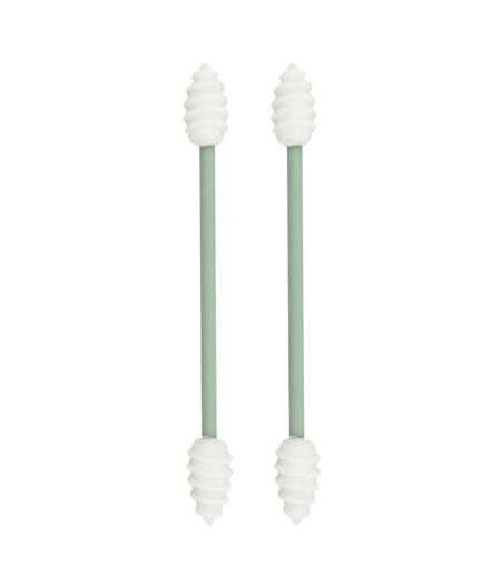 Lot de 2 Bâtonnets Silicone Oreilles 9cm Blanc