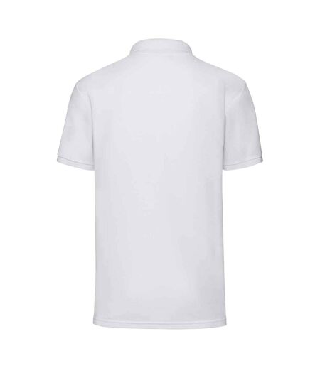 Polo 65/35 homme blanc Fruit of the Loom