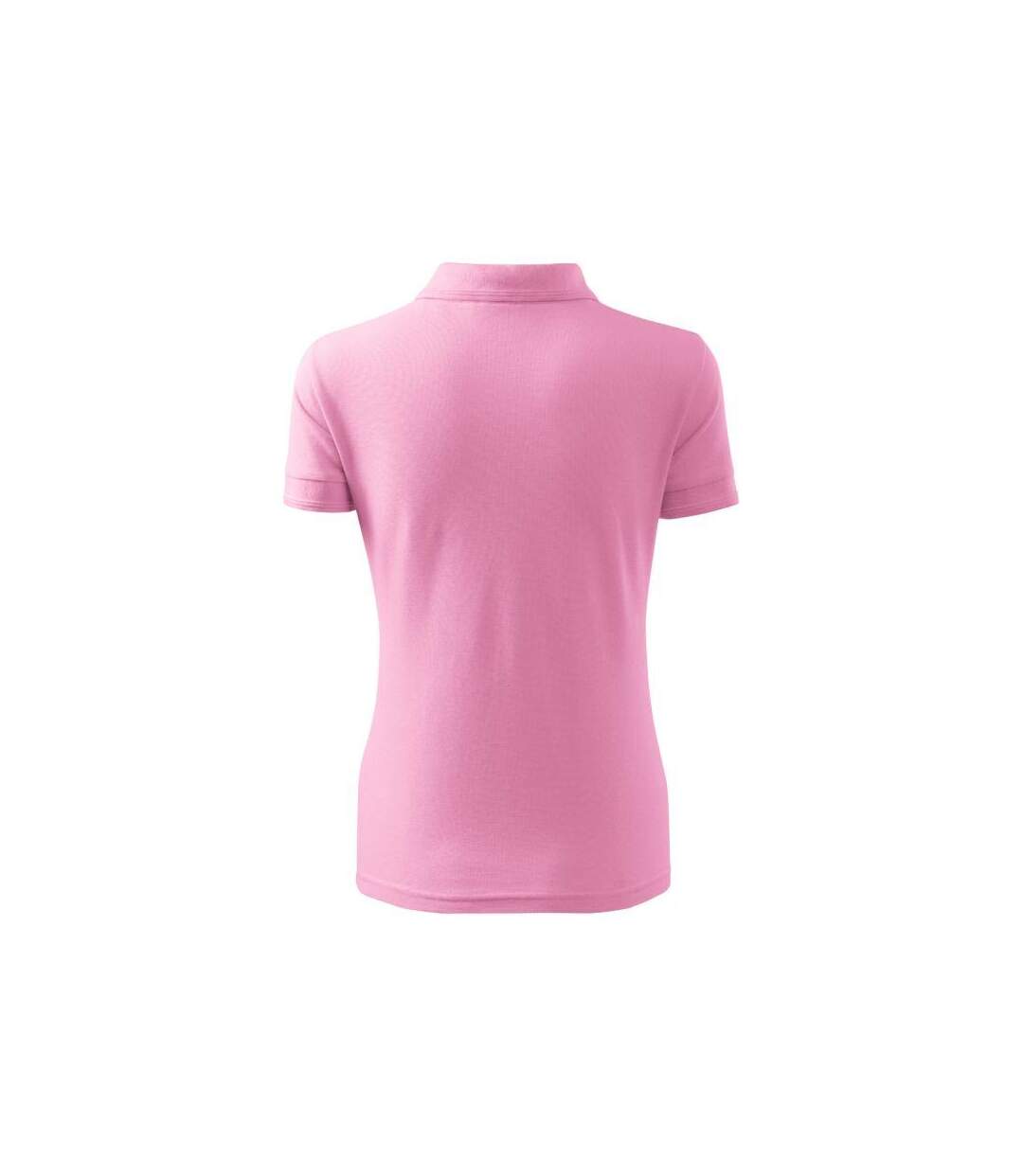 Womens/ladies Pique Polo Shirt Pink Malfini-2