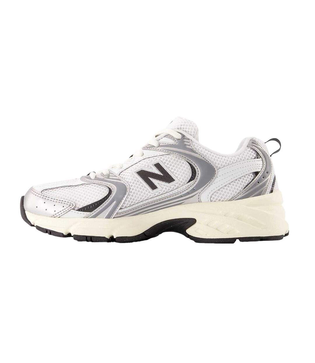 Womens/ladies 530 Trainers White Black Silver New Balance-2