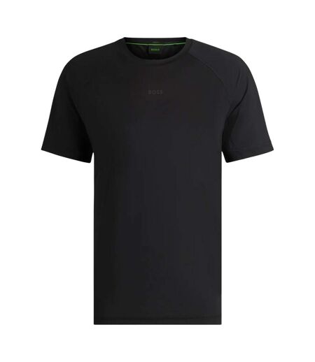 T-shirt Manches Raglan Motif/style Logo Tonal Homme Bleu Foncé Boss