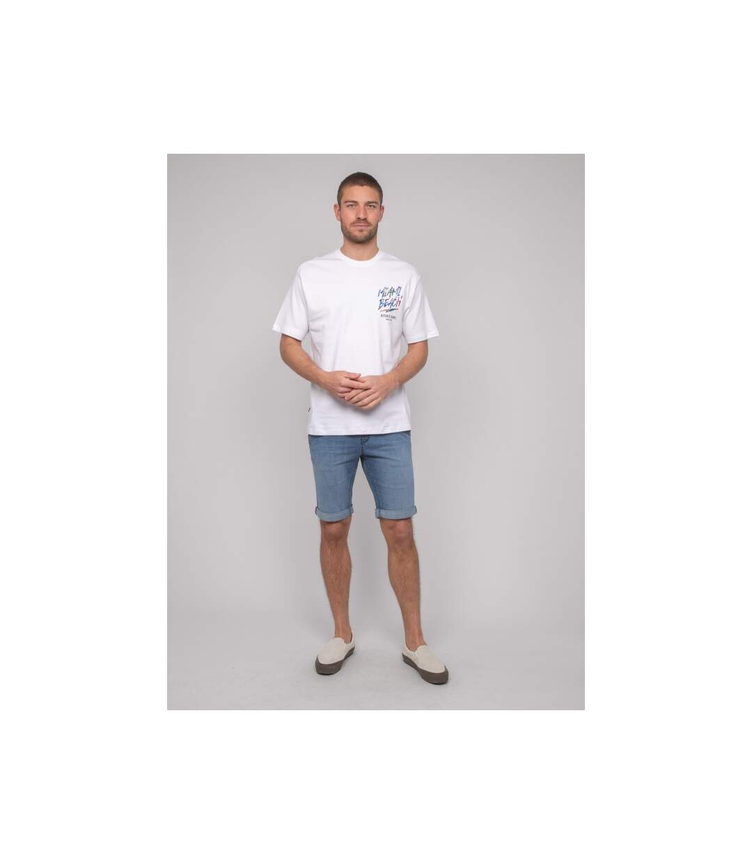 T-shirt oversize coton motifs NASCADE-4