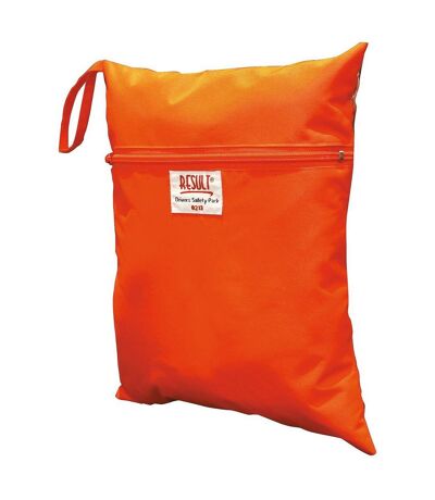 Safety vest storage bag one size orange SAFE-GUARD by Result