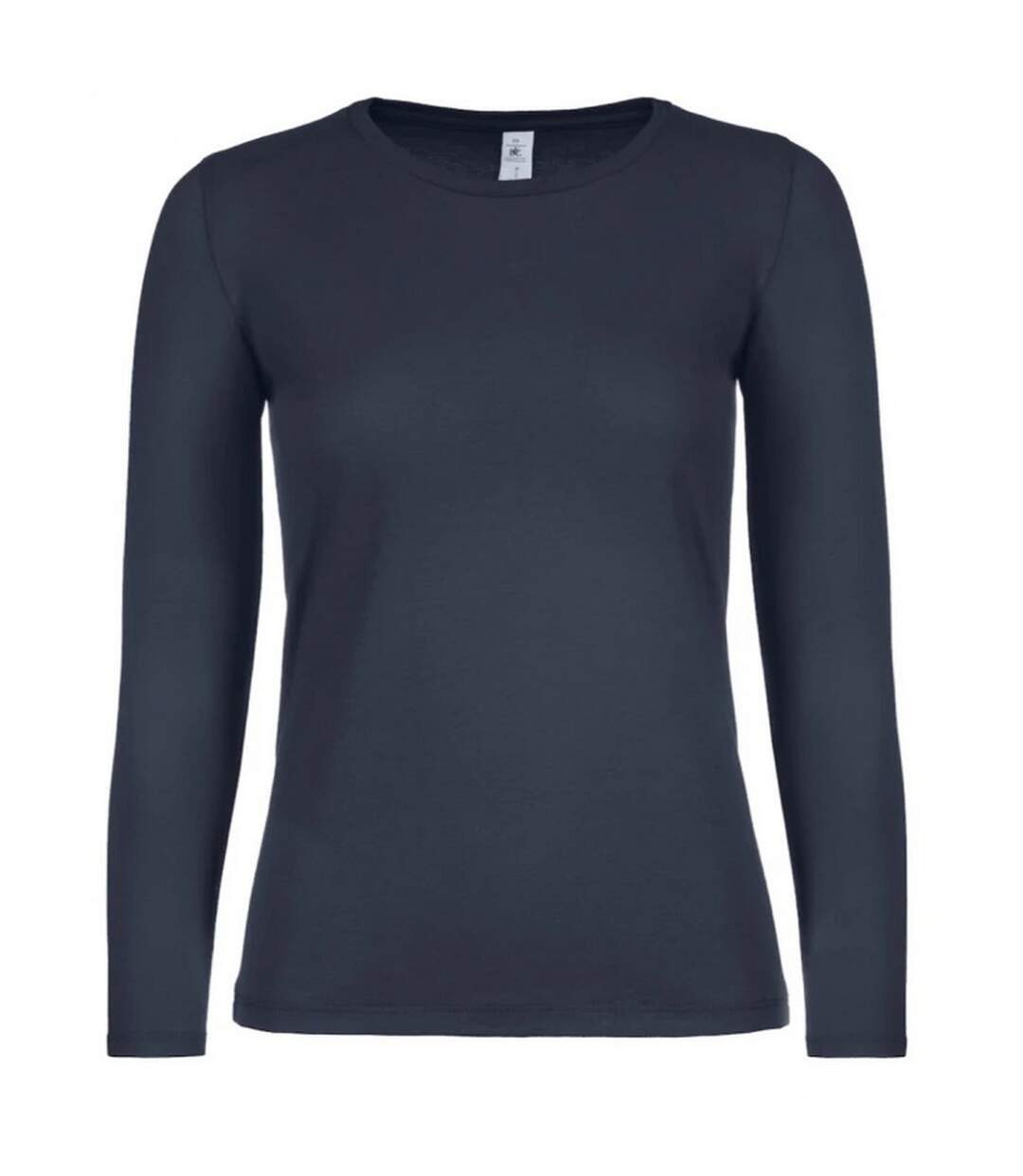 T-shirt Manches Longues #e150 Femme Bleu Marine B&C-1