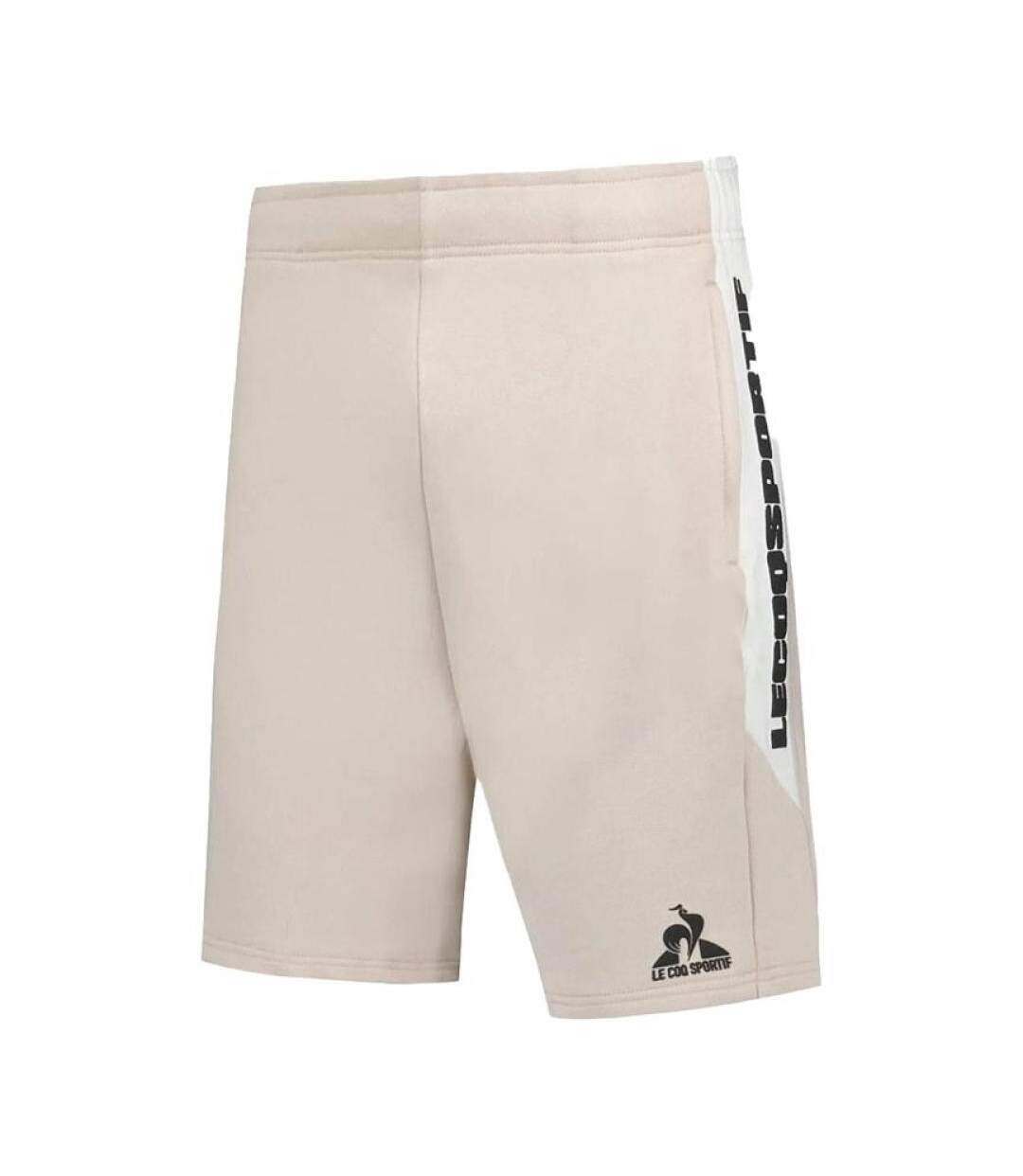 Short beige homme le coq sportif contemporain-2