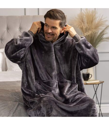 Warm Fleece Oversized Blanket Hoodie - Extra Long Snoodie for Extra Coziness