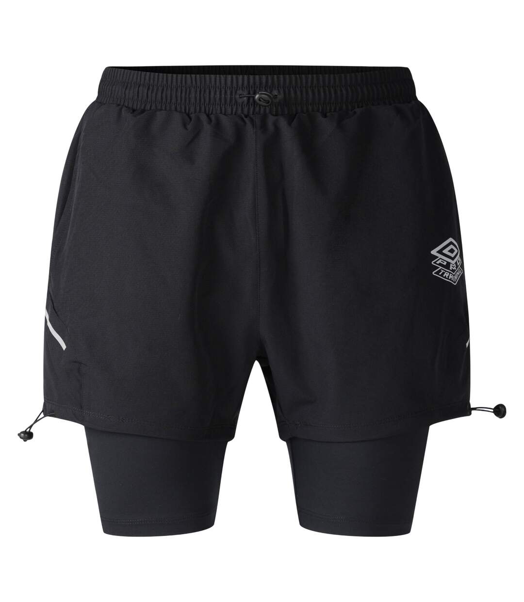 Mens Pro Training Elite Hybrid Short Black Umbro-1
