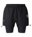 Mens Pro Training Elite Hybrid Short Black Umbro-1