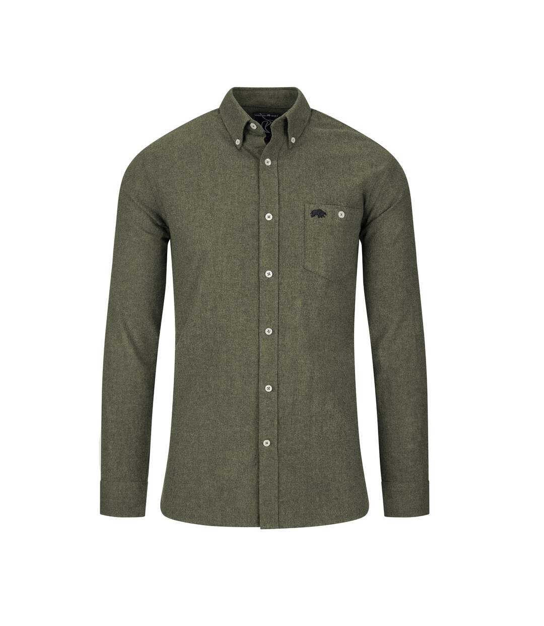 Chemise homme vert kaki Raging Bull-1