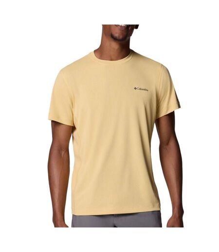 T-Shirt jaune homme columbia zero - l