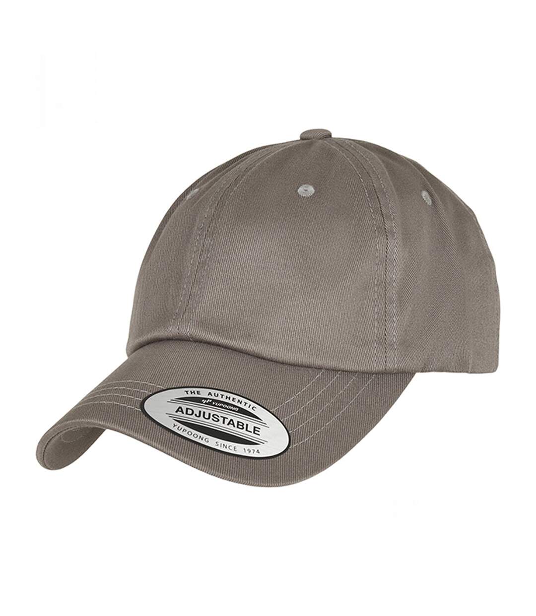 Casquette flexfit gris pâle Yupoong-1