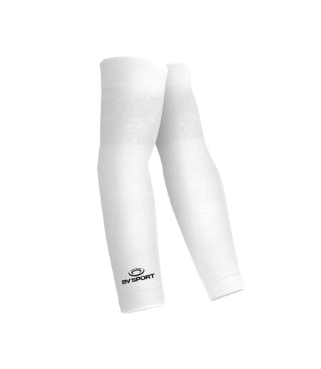 Manchettes de compression blanche bv sport arx evo - l/xl