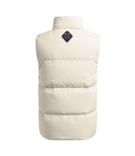 Mens Limitless Quilted High Collar Gilet White Under Armour