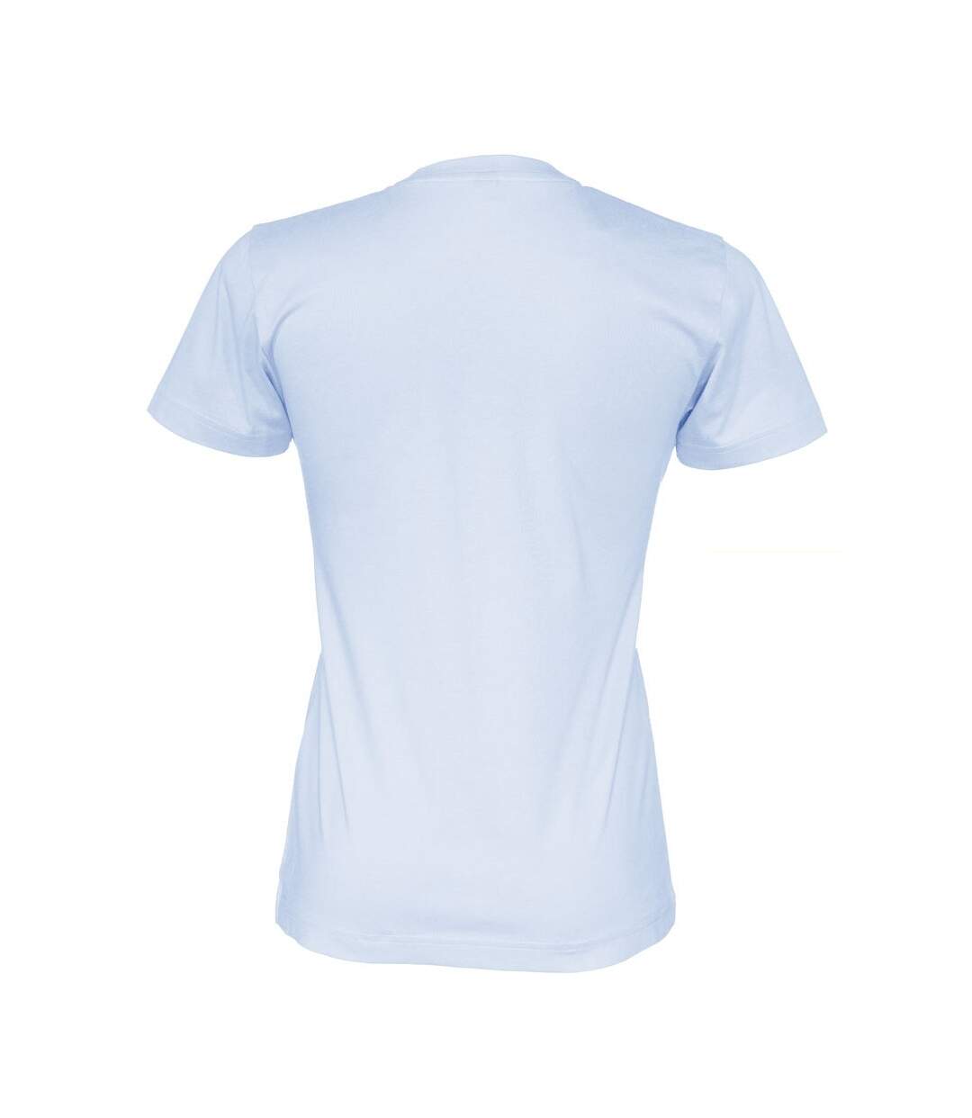 T-shirt femme bleu ciel Cottover-2