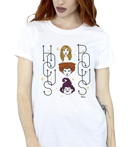 Disney - T-shirt HOCUS POCUS FACES - Femme (Blanc) - UTBI20296