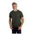 Mens logo natural cotton t-shirt fir green Weird Fish