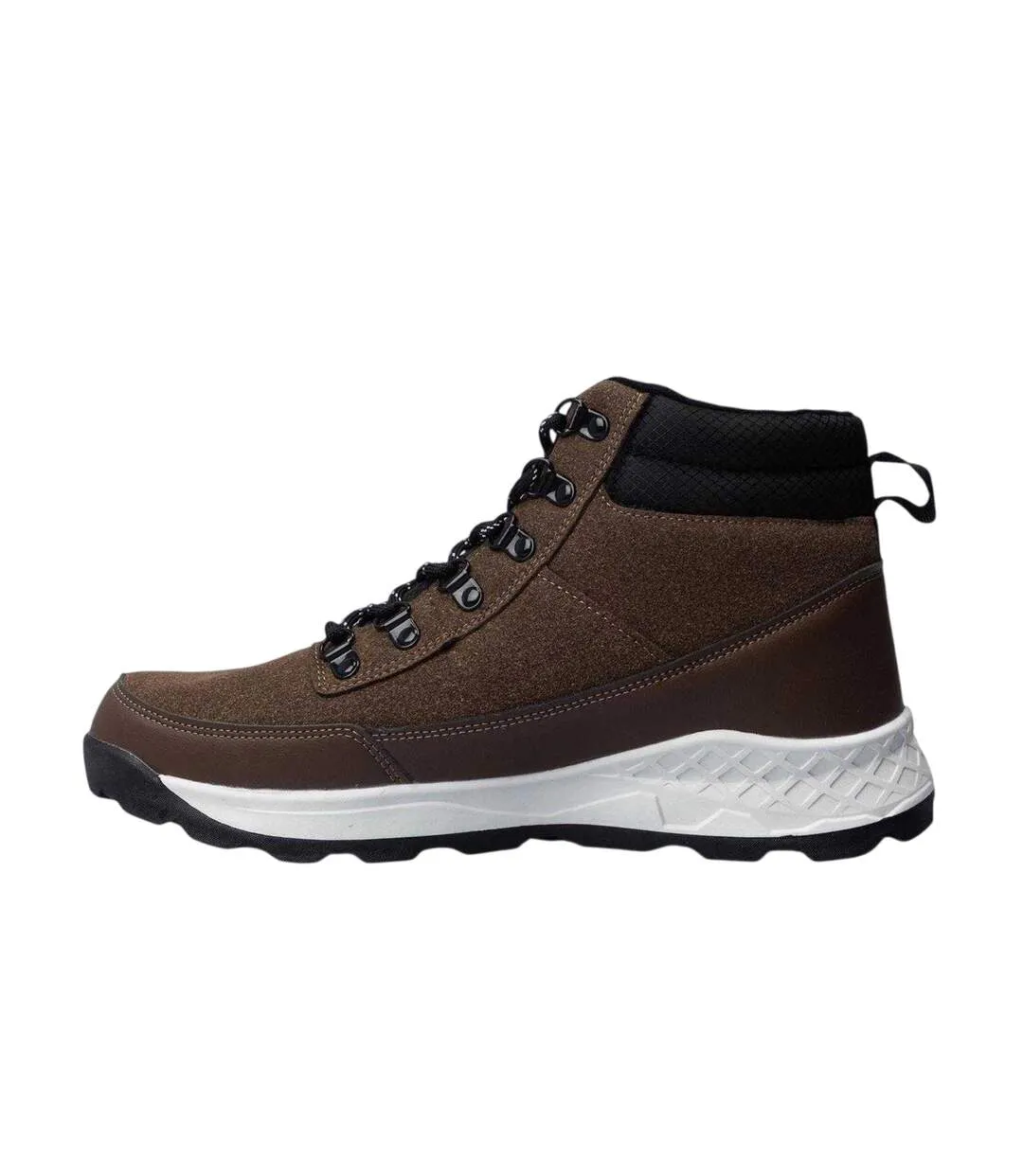 Mens Kinrag Hiking Boots Brown Crosshatch-2