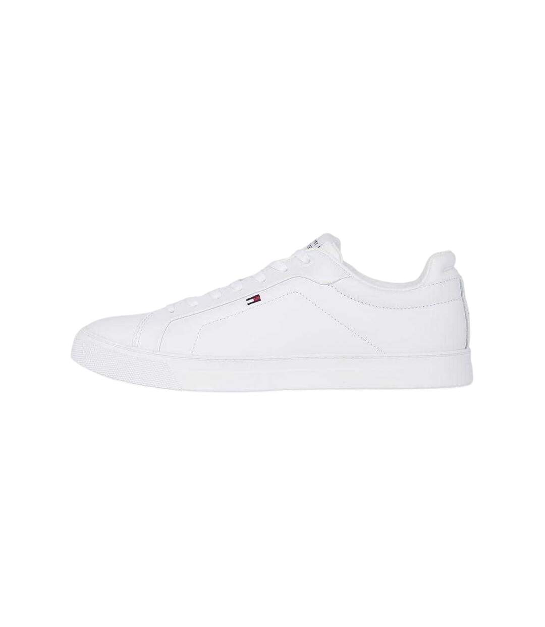 Mens Nappa Leather Trainers White Tommy Hilfiger-2
