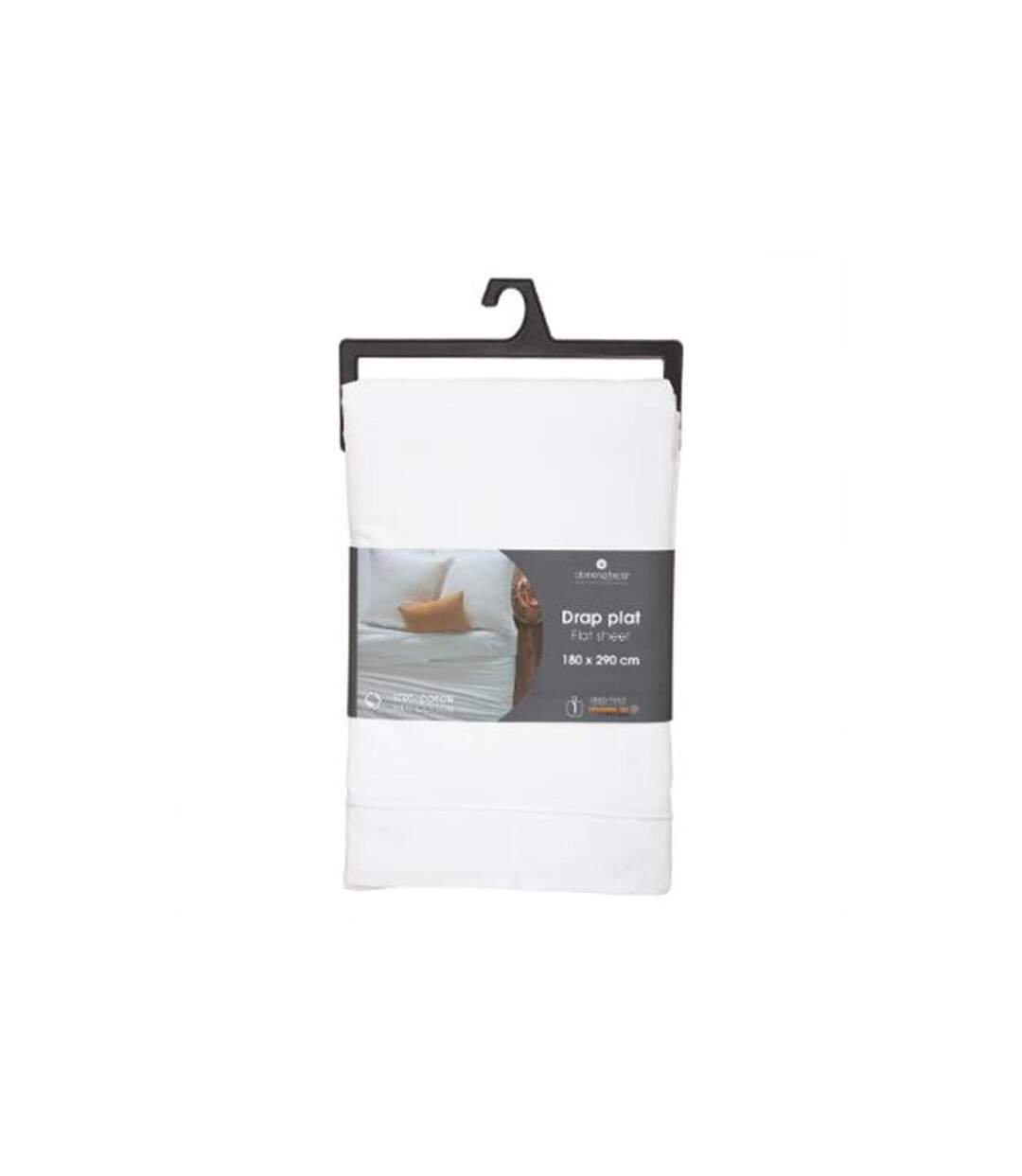 Drap Plat Intérieur 240x290cm Blanc-3