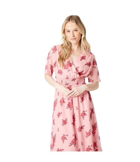 Robe mi-longue femme rose Dorothy Perkins