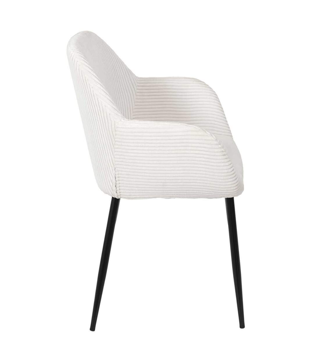 Lot de 2 fauteuils en tissu côtelé DRAMMEN-4