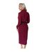 Womens/ladies Polyester Belted Wrap Dress Wine AX Paris-3
