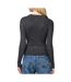 Pull noir brillant  femme pieces crista - l-2
