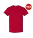 Gildan Mens Heavy Cotton Short Sleeve T-Shirt (Pack of 5) (Antique Cherry Red) - UTBC4807-2