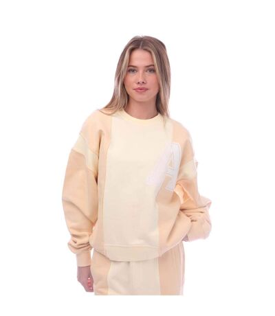 Sweat femme blanc cassé Ambush