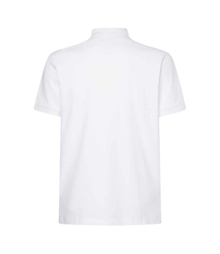 Polo Motif/style Logo Brodé Homme Blanc Tommy Hilfiger