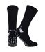 6 Pack Mens Bamboo Crew Grip Socks | Reinforced Heel & Toe Soft Non Slip Socks-3