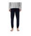 Mens Fitted Long-sleeved Pyjama Set Navy Grey Lacoste-1