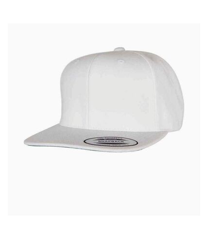 Flexfit Mens Classic Snapback Cap (White)