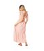 Robe mi-longue femme rose Dorothy Perkins