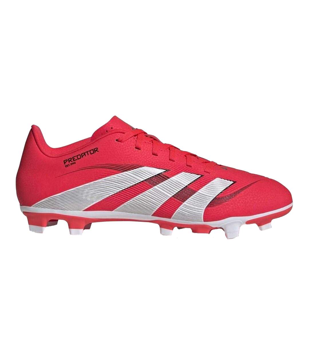 Chaussures De Foot Pour Terrain Ferme Predator Club Homme Rouge Blanc Adidas-1
