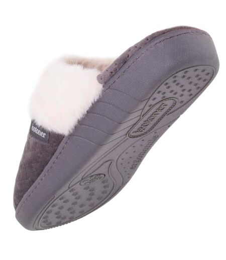 Isotoner Chaussons Mules femme ultra confortables et légères (technologie everywear™ ), faciles à enfiler