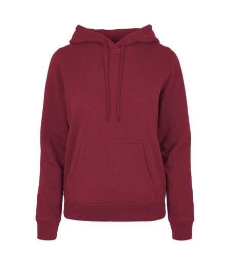 Sweat À Capuche Basic Femme Bordeaux Build Your Brand