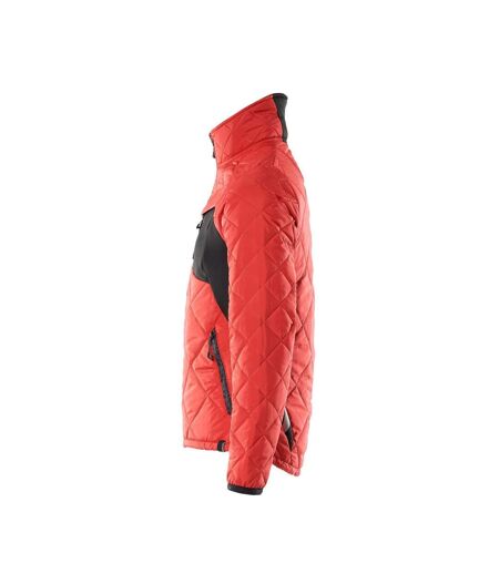 Mens Accelerate Cli Water Repellent Jacket Traffic Red Black Mascot